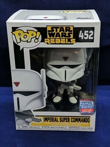 Funko 2021 IMPERIAL SUPER COMMANDO Star Wars Rebels Funkon Pop Virtual 452 ERROR - Imagen 1 de 9