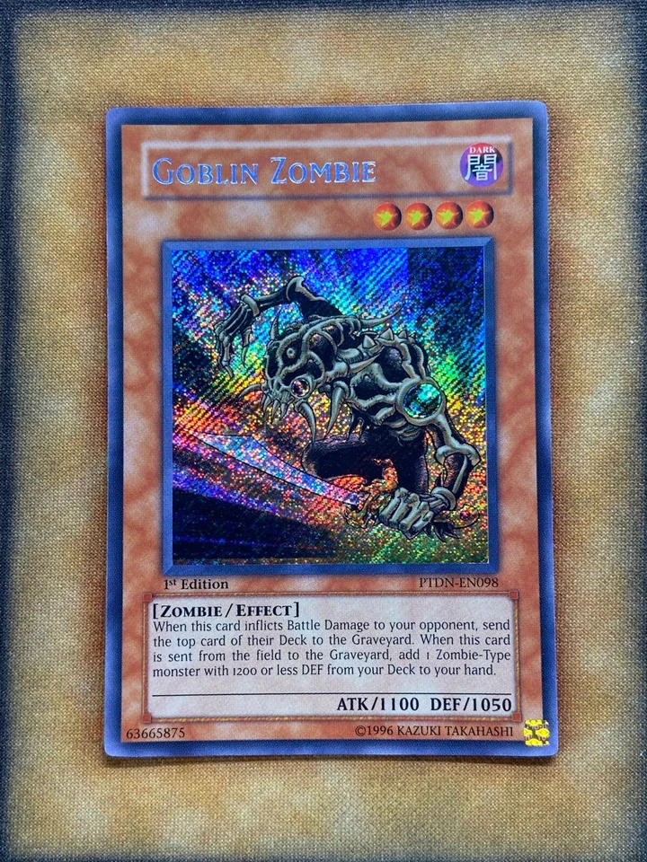 Yugioh Goblin Zombie PTDN-EN098 Secret Rare 1st Ed NM - Image 1 of 1