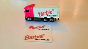 LEO BARBIE - 2 decals-fits Hot Wheels Hiway Hauler Trailer- Clone Prototype - Picture 1 of 3