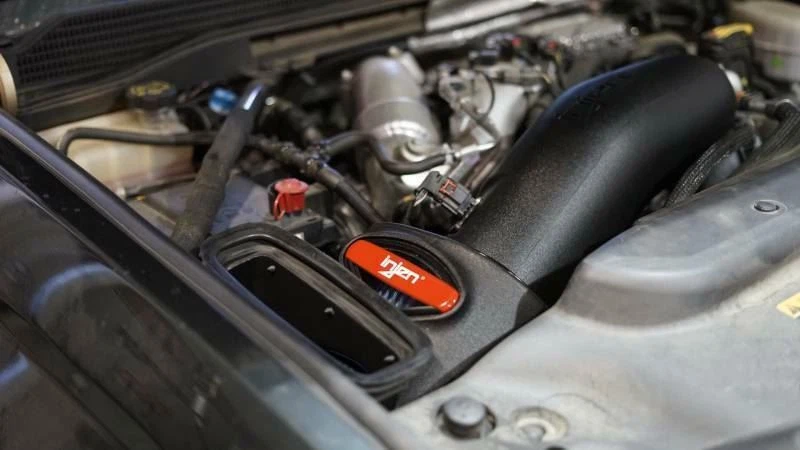 17-19 Chevy Silverado 2500 3500 Duramax L5P 6.6L Injen Evolution Cold Air Intake Foto 1 de 4
