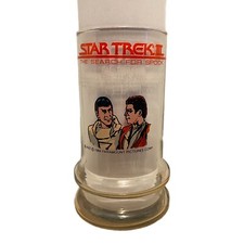 STAR TREK II The Search for Spock / Taco Bell Drinking Glass FAL-TOR-PAN 1984