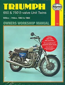 63 64 65 66 69 70 71 72 736 74 75 76 77 78 82 83 TRIUMPH 650 & 750 SHOP MANUAL - Imagen 1 de 1