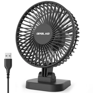USB Desk Fan, Small but Mighty, Quiet Portable Fan for Desktop Office Table - Picture 1 of 4