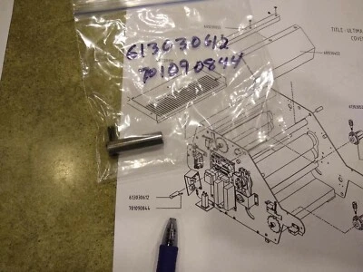 Ultima 65-1 GBC4265 Roller Cover Support Spring Pin Laminator 613030612 70109084 - Image 1 of 4