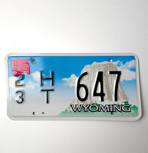 Matrícula de remolque de casa WYOMING 2000-05 | Condado de Sublette | 23-647 - Imagen 1 de 4