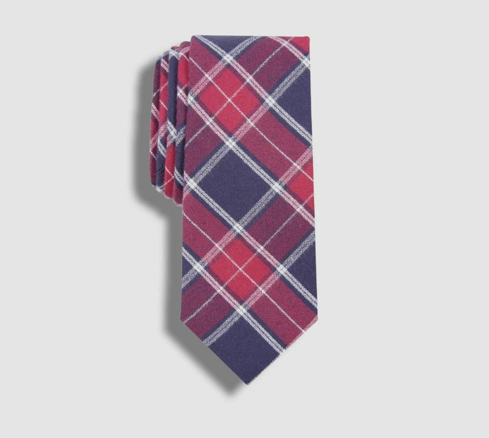 $55 Bar Iii Para Hombres Rojo Cuadros Delgado Ajustado Clásico Corbata Autoatada 56 x 2.5 pulgadas Foto 1 de 1