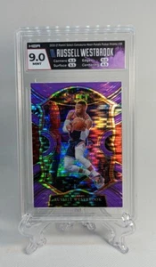 2020-21 Panini Russell Westbrook Select Hobby Exclusive Purple Pulsar 3/5 HGA 9 - Picture 1 of 2