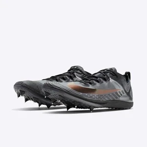 Nike Zoom Victory 5 XC Cross Country Spikes Black Silver Size 7.5 Men's New - Picture 1 of 6