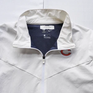 Giacca Chicago Bears uomo grande bianca NFL calcio sul campo Nike edizione squadra - Foto 1 di 18