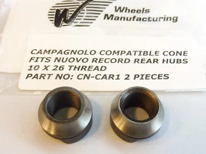 2 - Wheels Mfg. CN-CAR1 ( Campagnolo ) Rear hub cones - L'eroica bicycle - Picture 1 of 3