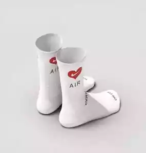 Nike x Drake Certified Lover Boy / CLB Socks - White Size XL 3 Pairs NWT - Picture 1 of 2