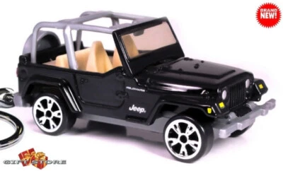 🎁 🆓 📦VERY RARE 🆕 KEYCHAIN BLACK JEEP WRANGLER CUSTOM Ltd Ed. 💕GREAT GIF💕🎁 - Image 1 of 4