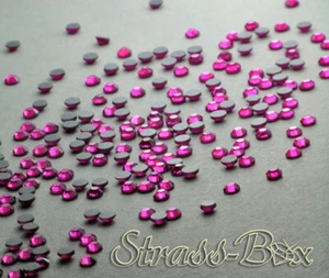 Hotfix FUCHSIA SS10 Stückzahl wählbar zum Aufbügeln Pink Profi AAA Glitzer - Picture 1 of 18