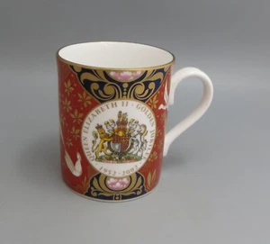 Royal Worcester Bone China 2002 Queen Elizabeth Golden Jubilee Mug - Picture 1 of 9