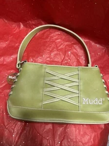 Mudd Handbag Green Pastel Colored Purse Handheld Handbag 👜 With Pockets Dates - Picture 1 of 15