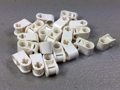 New LEGO Technic Axle & Pin Connector Perpendicular 6536 White (x20) Mindstorms  - Image 1 of 4