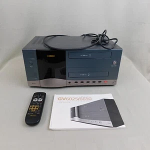Go Video GV6650 Dual Deck VCR VHS Player Recorder 4-Head Hi-Fi System #C274 - Bild 1 von 9