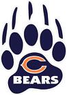 Chicago Bears Paw Vinyl Decal, Sticker ~ for Cars, Walls, Cornhole Boards