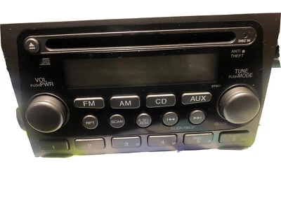 HONDA ELEMENT FACTORY OEM AM FM RADIO / CD PLAYER - UNTESTED NEEDS CODE - AS-IS - Image 1 of 2
