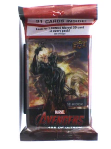 2015 Upper Deck Avengers Age Of Ultron 31-Card Jumbo Pack 3D Insert Ghost Rider - Picture 1 of 1