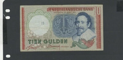 Baisse de Prix PAYS BAS - Billet 10 Gulden 1953 TTB/VF Pick-85 N° 2EL - Photo 1/2