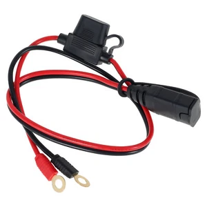 2Pcs Wires Harness Safe PVC Smart Batteries Trickle Charger Cable 16AWG● - Picture 1 of 11