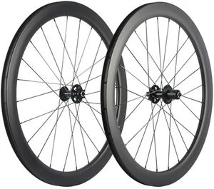 Disc Brake Wheels 38/50/60/88mm Carbon Wheelset Road Wheels Center Lock/6 Bolt - Afbeelding 1 van 9