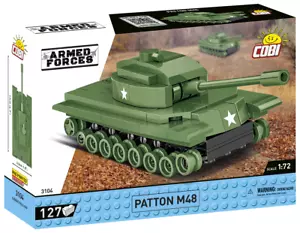 Cobi 3106 1:72 Scale Patton M48 127-Piece Tank Kit MIB/New - Picture 1 of 1