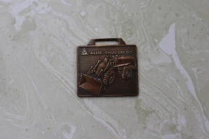AS FOUND, BRONZE WATCH FOB FROM ALLIS CHALMERS DUNMIRE EQUIPMENT CO. EL PASO, IL - Picture 1 of 2