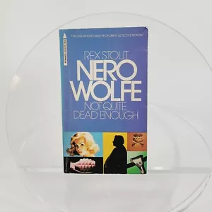 Nero Wolfe Not Quite Dead Enough By Rex Stout 1973 Paperback - Picture 1 of 5