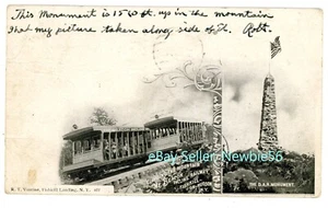 Beacon NY - MOUNT BEACON INCLINE FERROCARRIL Y MONUMENTO - Postal MT Matteawan - Imagen 1 de 2