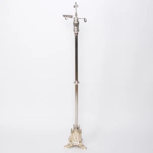 Incensiere / supporto Thurible chiesa gotico ornato in argento nichelato (#70N) - Foto 1 di 6