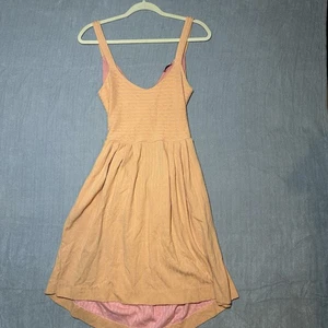 Anthropologie Postmark Womens A Line Dress Orange Geometric Size Medium - Picture 1 of 16
