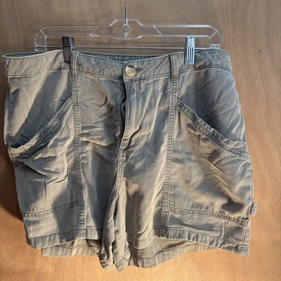 Pantalones cortos para mujer Maurice talla grande 18 color caqui tostado con bolsillos talla XL Foto 1 de 4