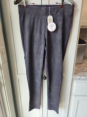 Mud Pie Mujer Tyler Pull-on Pantalones Leggings Imitación Gamuza Gris Talla M Nuevo con Etiquetas Foto 1 de 4