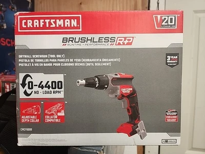 CRAFTSMAN V20 Brushless Drywall Screwgun (Tool Only) - Image 1 of 3