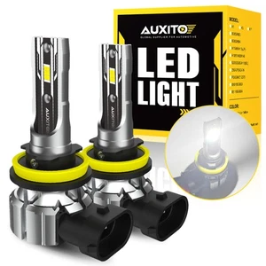 AUXITO H8/H9/H11 LED Headlight Bulbs Kit 6500K 200W Super White Led Canbus Bulb - Picture 1 of 13