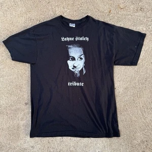 Vintage 2008 Alice in Chains Layne Staley Portrait Tribute Large Konzert Shirt - Bild 1 von 4