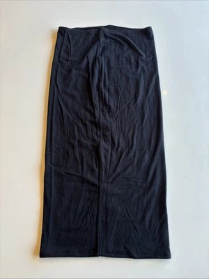 Michael Stars Modal Pencil Skirt/Tube Dress | Black, Thick Knit, S, Made In USA - Image 1 of 2