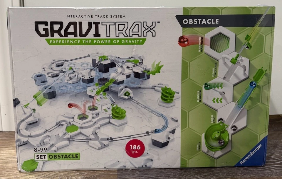 Ravensburger GraviTrax Starter Set Speed 8-99 Stem Marble Track 186 pcs Sealed - Image 1 of 4