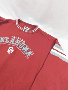 Vintage 90s Lee Sport 1990s Oklahoma Sooners Crewneck Sweatshirt Heavyweight 2XL - Bild 1 von 9