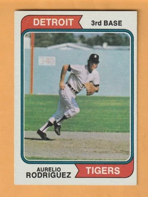 Aurelio Rodriguez Detroit Tigers 1974 Topps #72 - Image 1 of 2