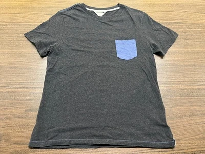 Rag & Bone Men’s Gray/Blue Short-Sleeve Pocket T-Shirt - Large - Image 1 of 4