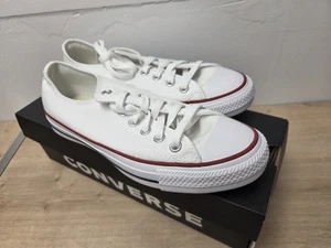 Zapatos de caña baja Converse Chuck Taylor All Star para mujer blancos talla UK 6 con cordones  - Imagen 1 de 6