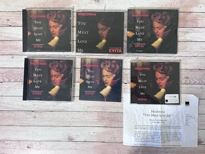 MADONNA -6  YOU MUST LOVE ME cd single rare japan PROMO pro EVITA 1996 argentina - Immagine 1 di 4