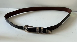 The Bandera Collection Herren Gürtel Original Eidechse dunkelbraun Größe 42 - Bild 1 von 7