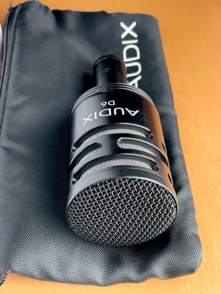 Top! AUDIX  D6 mit Stativhalterung und Tasche - Wie Neu, - Bild 1 von 3