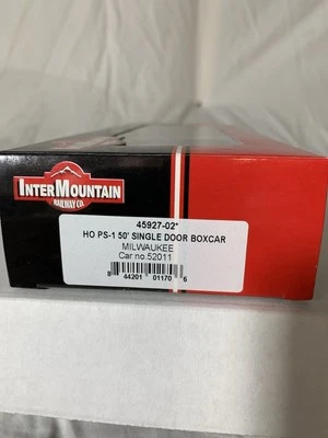 HO Scale Milwaukee Road PS-1, 50’ Single Door Boxcar by InterMountain  (NEW) - Image 1 of 2