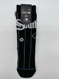 NEW ONE PAIR YOUTH CREW SOCKS STANCE OFFICIAL MLB CHICAGO WHITE SOX SIZE 3.5-5 - Picture 1 of 3