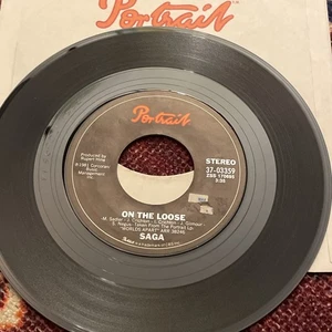 1981 SAGA ON THE LOOSE 45 RPM - Imagen 1 de 3